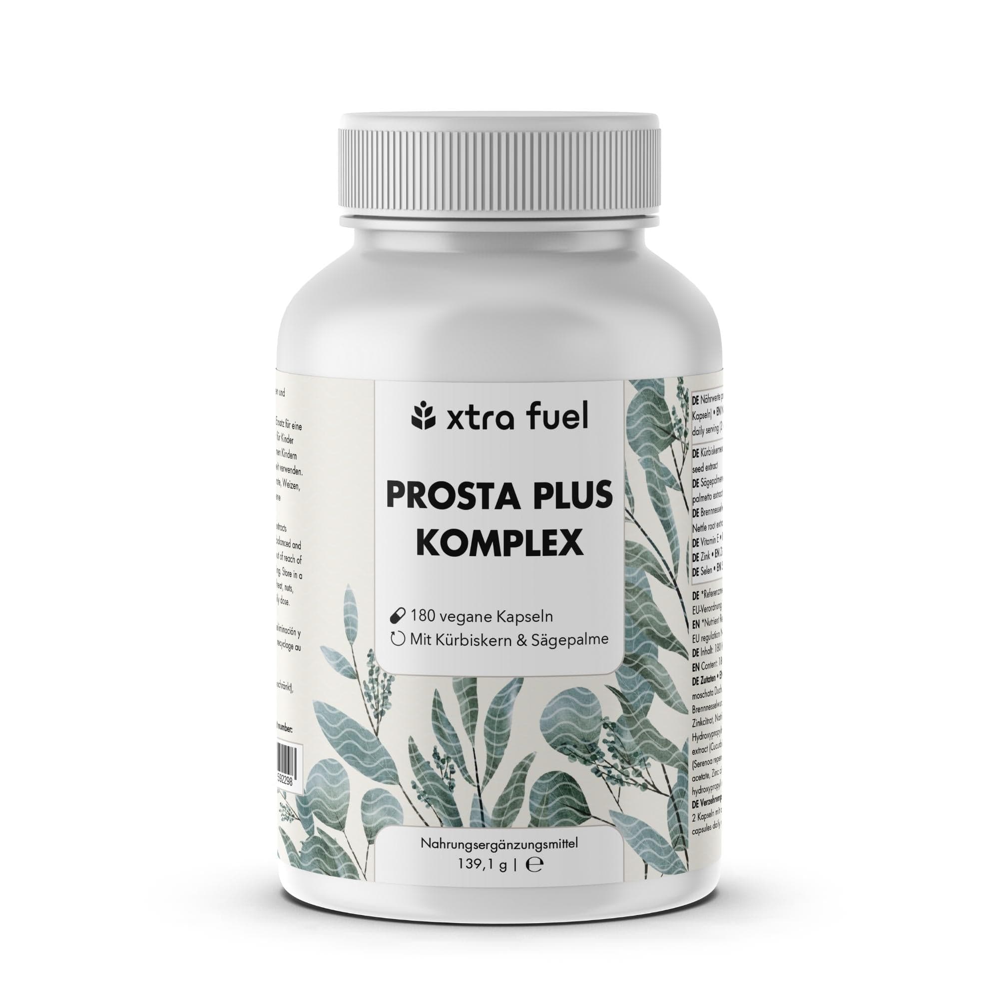 Prosta Plus Komplex - Männer Formel - Mit Kürbiskern, Sägepalme, Zink & Selen