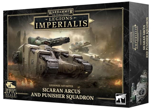 Legions Imperialis Legiones Astartes Sicaran Arcus and Punisher Squadron