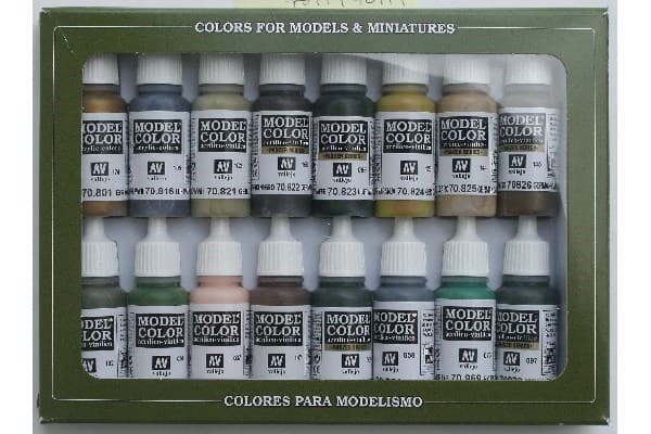 Vallejo Acrylic Model Color Set German Wwii Camo (16)
