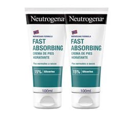 Neutrogena Immediate Absorption Foot Cream Batch 2 X 100ml