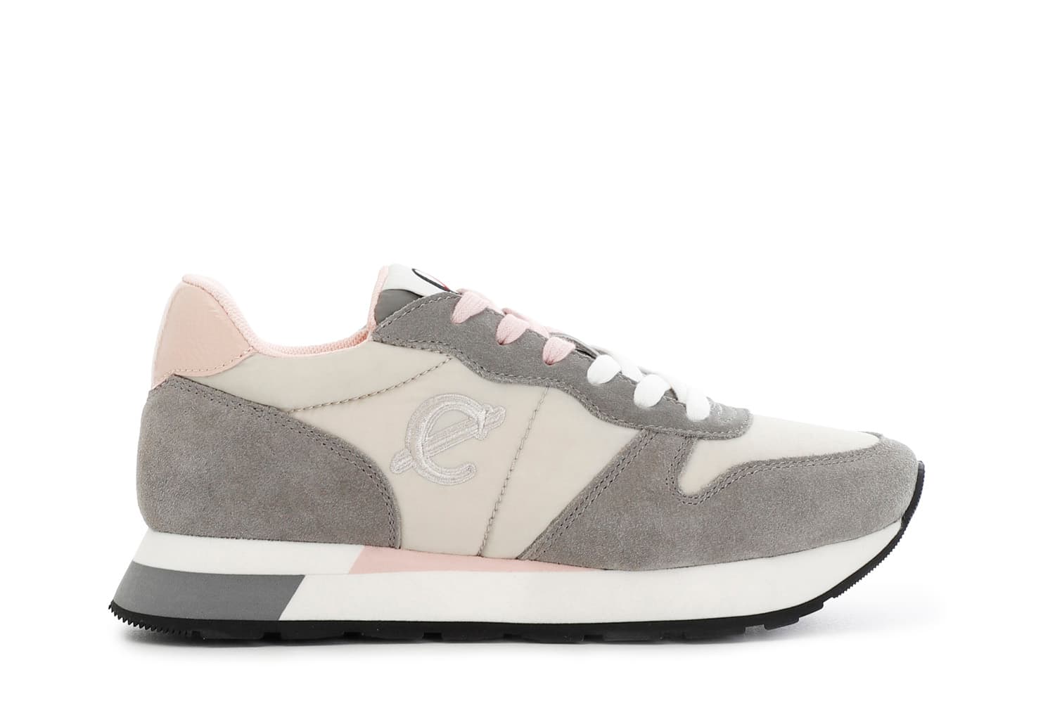 damen-sneaker aus wildleder und stoff grey 40
