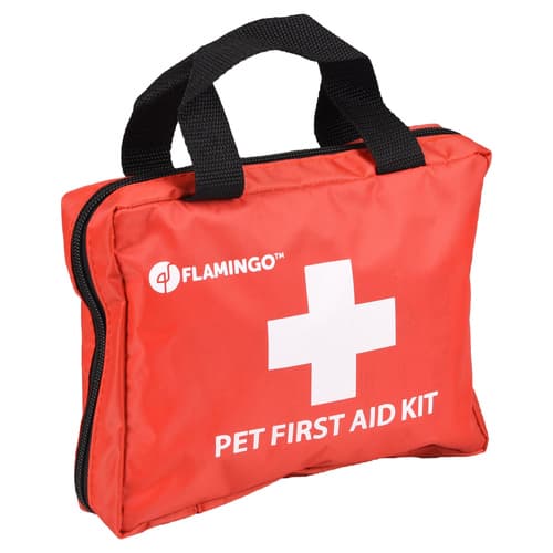 Flamingo Erste-Hilfe-Set Resku Haustiere Premium rot