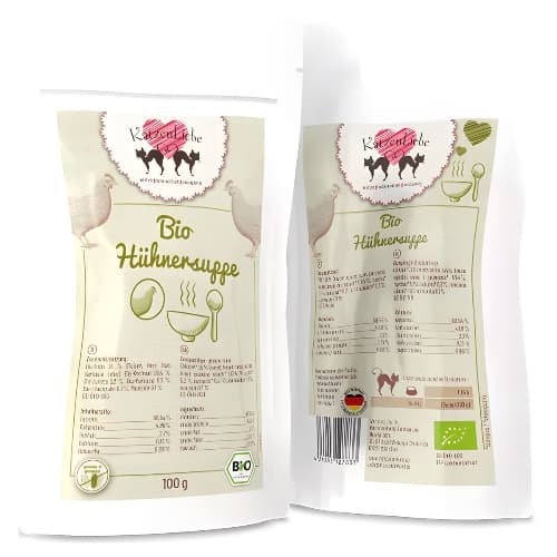 Katzenliebe Bio-Morosche KarottenSuppe 100 g - 12 Stück