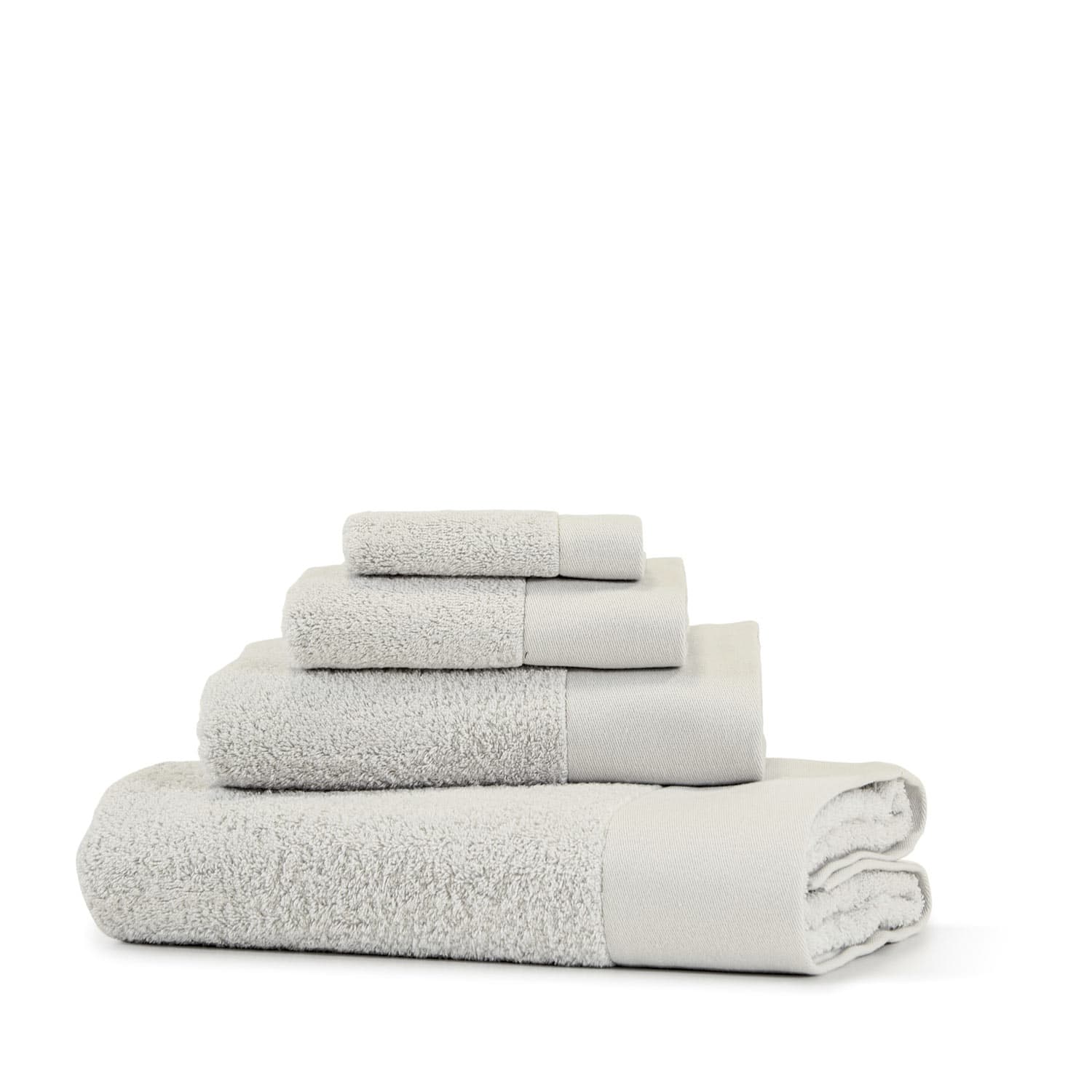 Frette Eternity Telo Doccia in Pearl Grey, Cotone