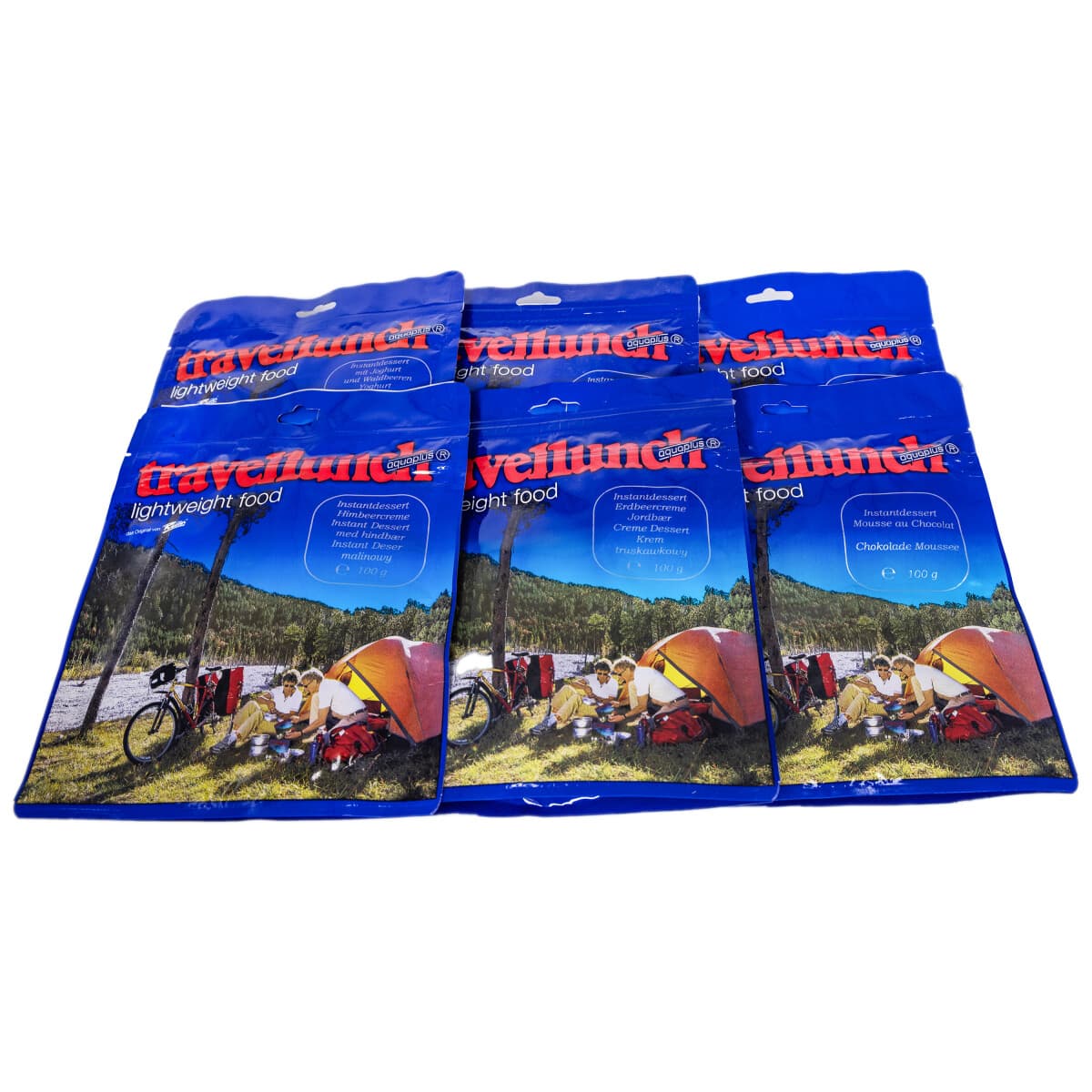 6 x 100 g Travellunch Dessert Mix (Nachspeisenmix)