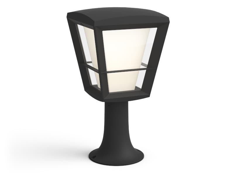 Philips Hue Econic - Sockelleuchte - LED-Glühbirne - 15 W (entspricht 79 W) - Klasse F - 2000-6500 K - schwarz