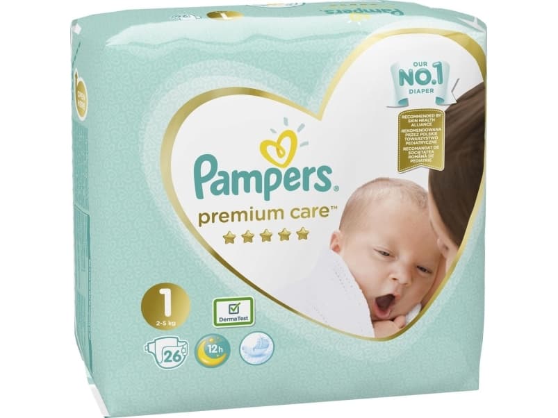 Pampers Premium Care Junge/Mädchen 1 26 Stück