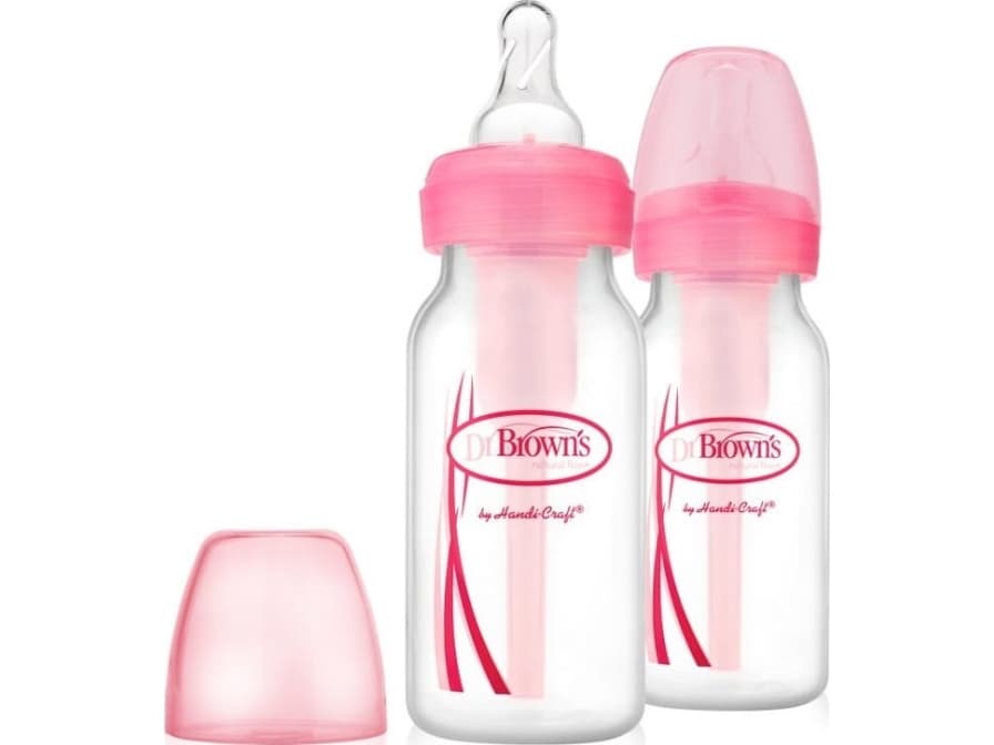 SB42305-FEEDING Saugflasche 120 ml Standard PP 2er-Pack rosa