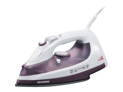 Severin BA 3210, Trocken- & Dampfbügeleisen, Keramik-Bügelsohle, 70 g/min, Violett, Weiß, 30 g/min, 0,225 l