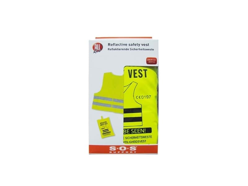 Allride SOS Support Sicherheitsweste gelb reflektierend