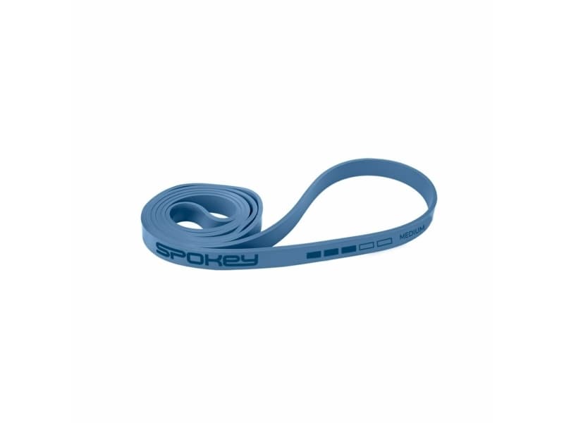 Spokey Fitness band medium POWER, Blue, Medium, 1 pc(s), Rubber, 15 kg, 23 kg