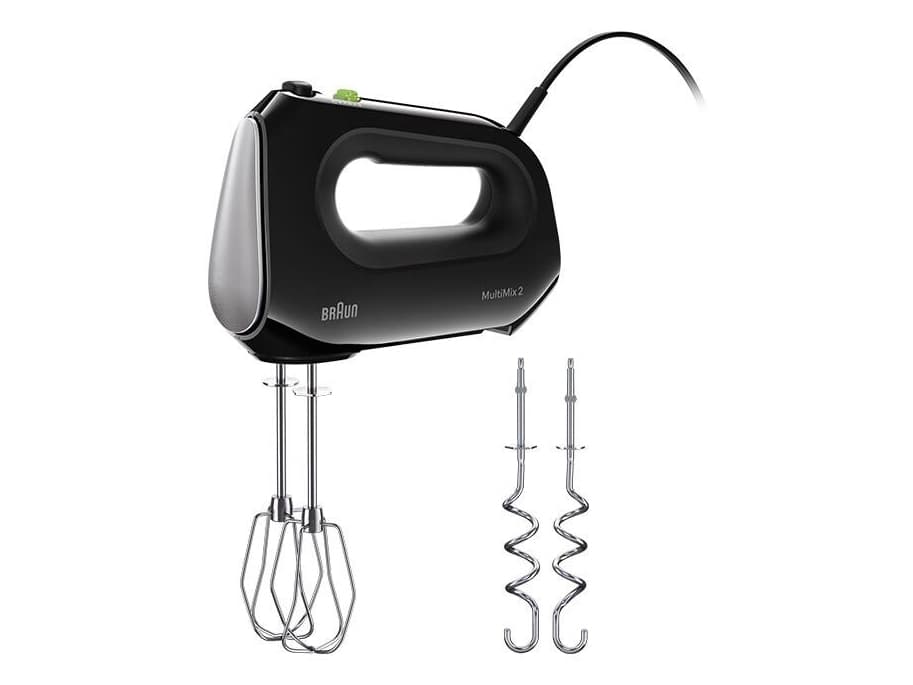 Braun HM 2110 BK, Handmixer, Schwarz, Mixen, 1,25 m, 500 W, 76 mm