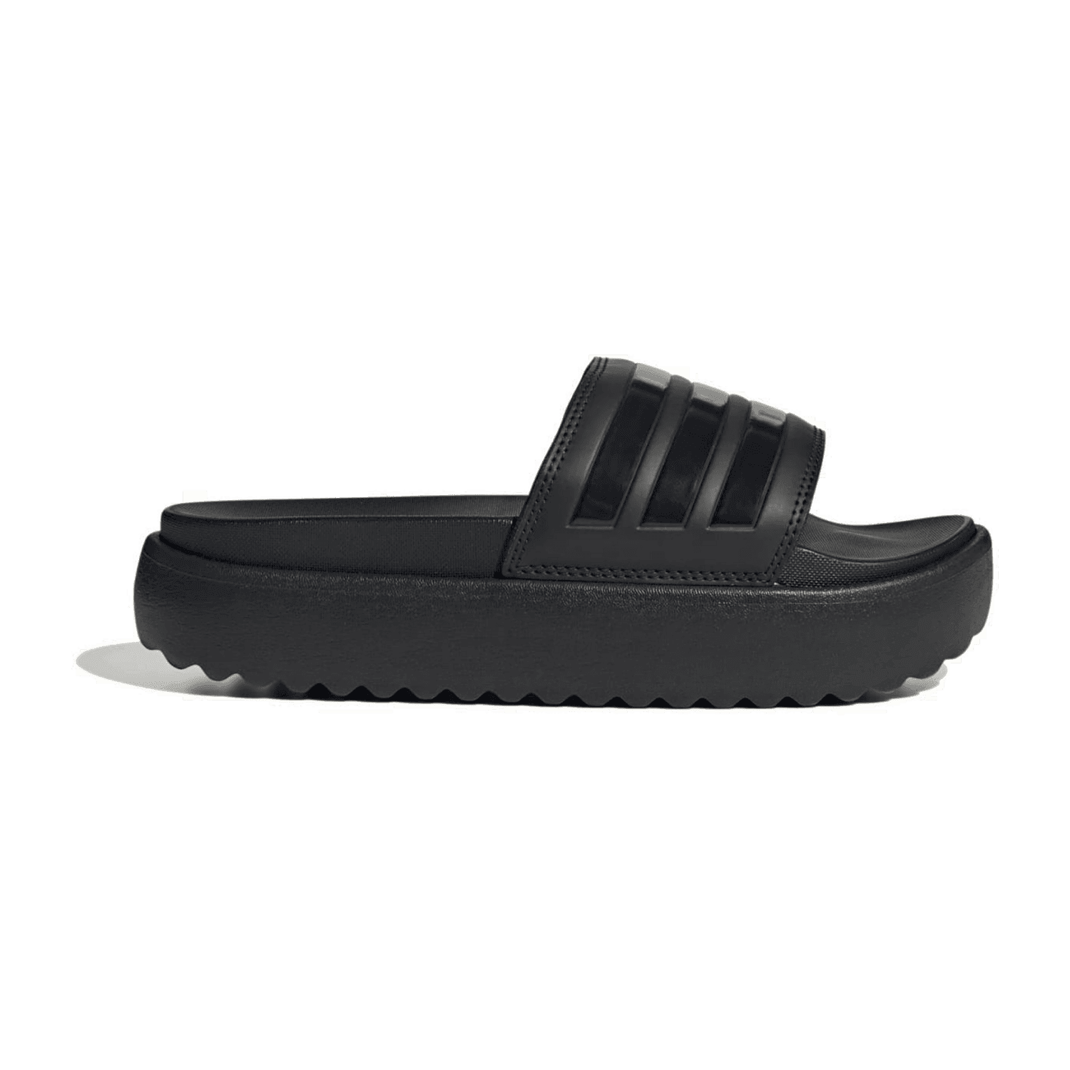 adidas ADILETTE PLATFORM für Damen, schwarz, Größe / 4,5 UK