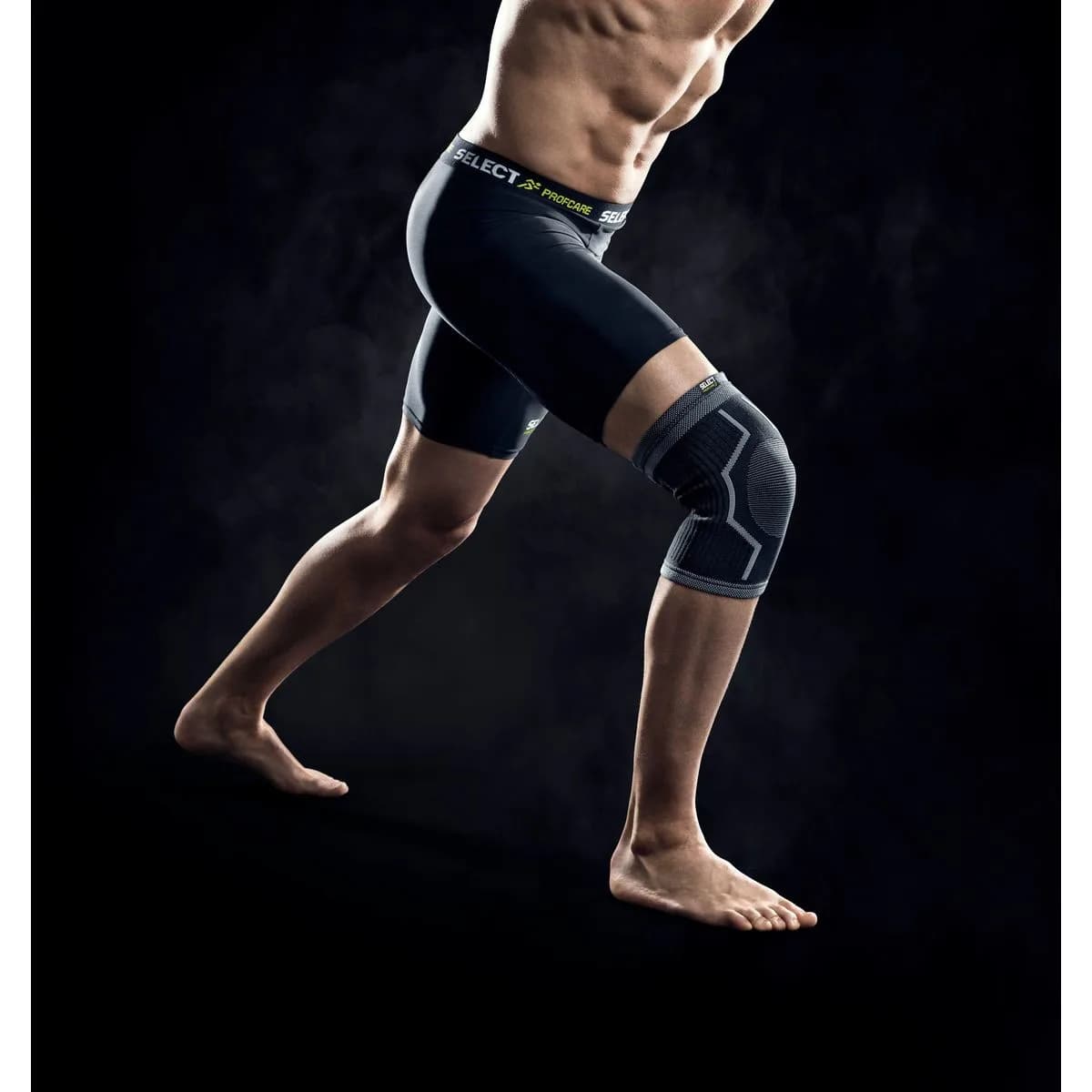 Select Elastische Kniebandage Erste-Hilfe Material, schwarz