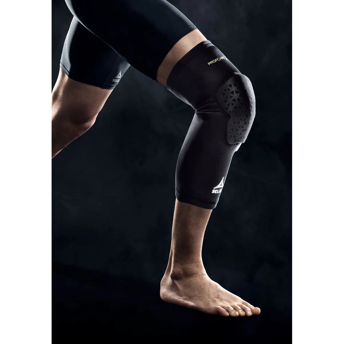 Select Kompressionsbandage Knie lang v23 Knieschoner, schwarz