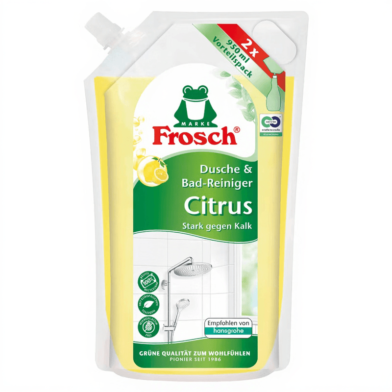Frosch Citrus Dusch- & Badreiniger Nachfüllpack 950 ml