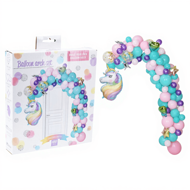 Einhorn-Ballon-Set (120 Stück)