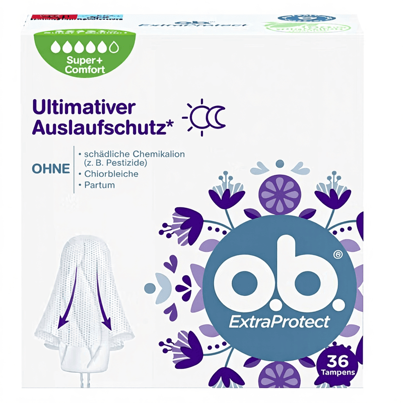 o.b. Extraschutz Super+ Komfort-Tampons 36 Stück