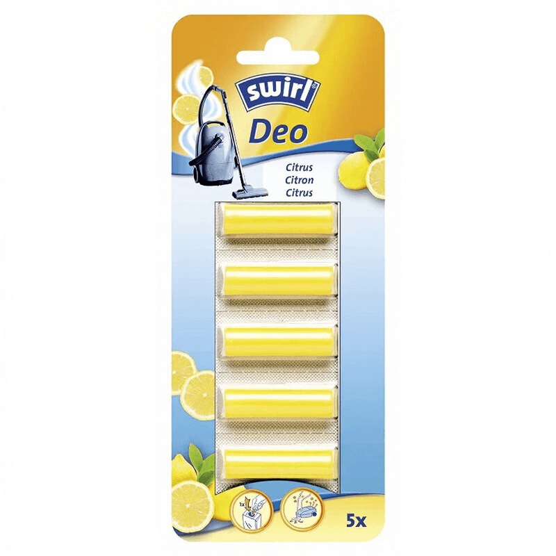Swirl Deo-Sticks Citrus für Staubsauger 5 Stück pro Packung
