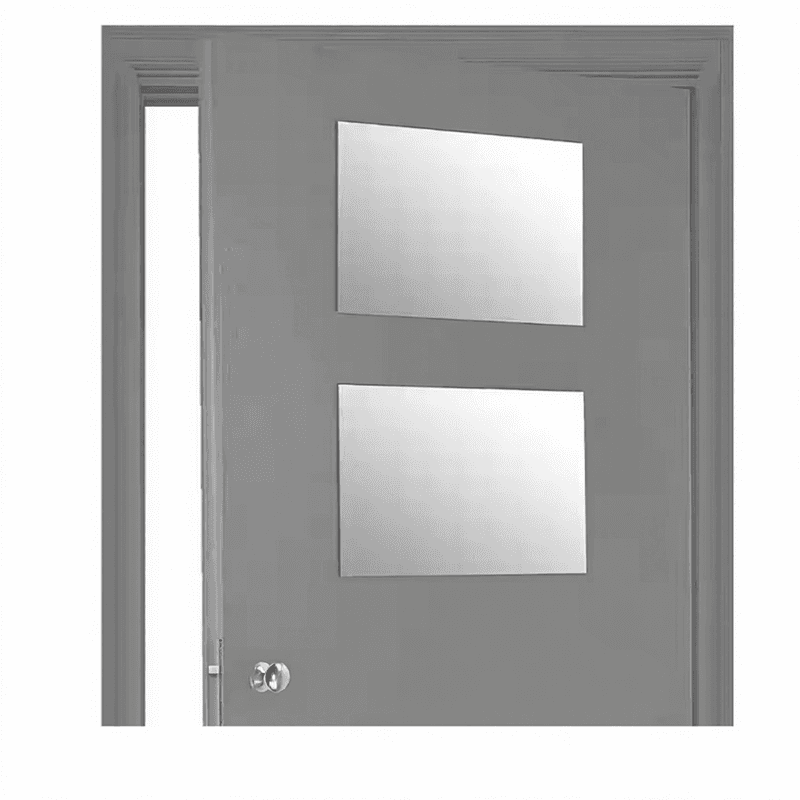 2 quadratische Klebemirrors (40 x 40 cm)
