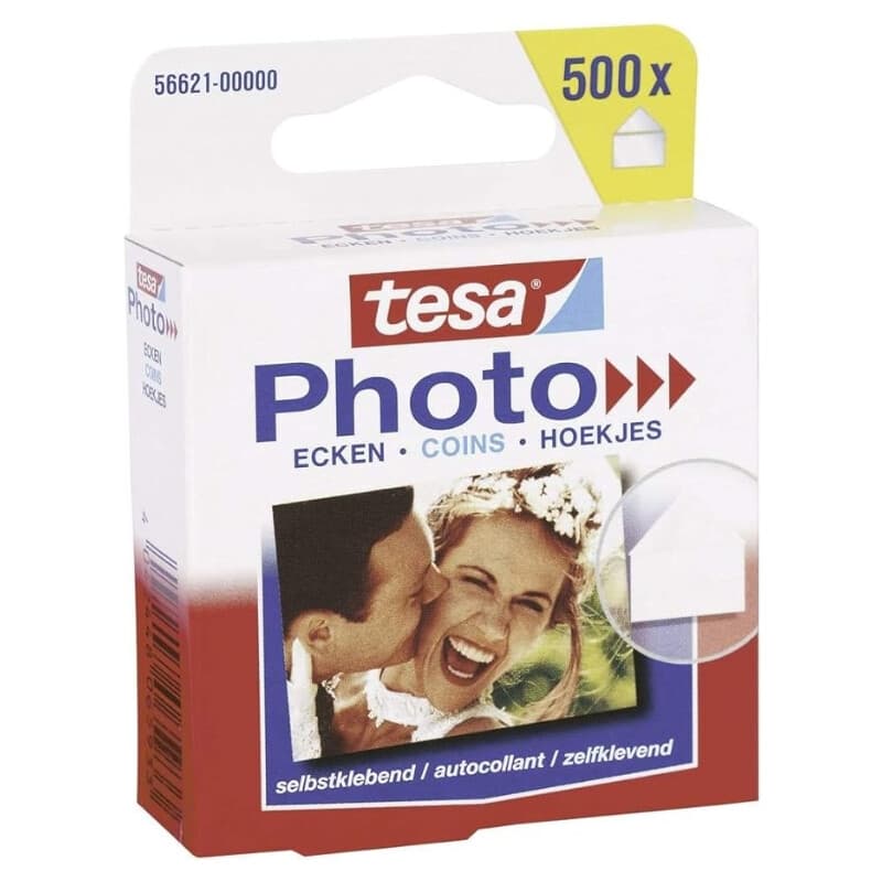Tesa Fotoecken, 500 Stück Großpackung