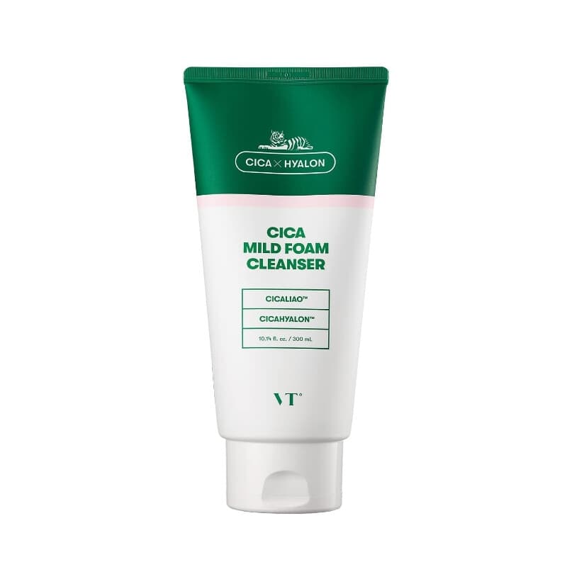 VT Cosmetics Cica-Milder Schaumreiniger, Großpackung 300 ml