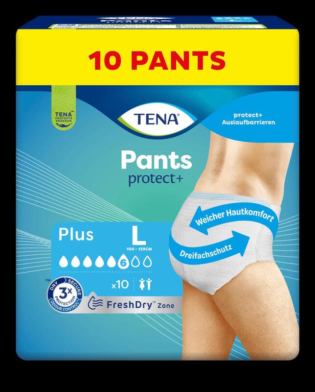 TENA Pants Inkontinenz Plus Gr. L, 10 St