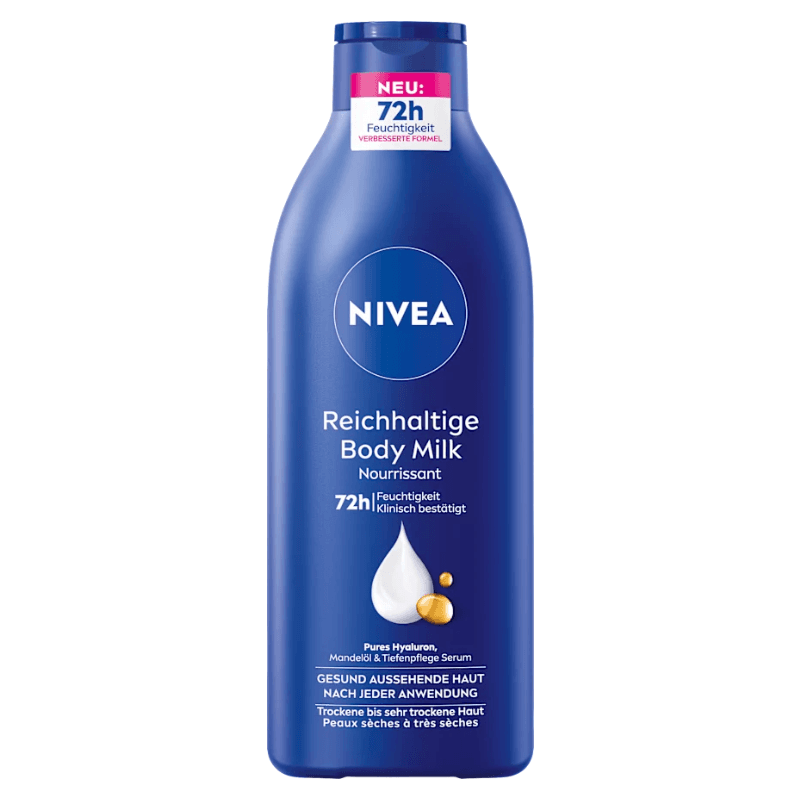 Nivea Body Milk Reichhaltig für Trockene bis sehr Trockene Haut 400 ml