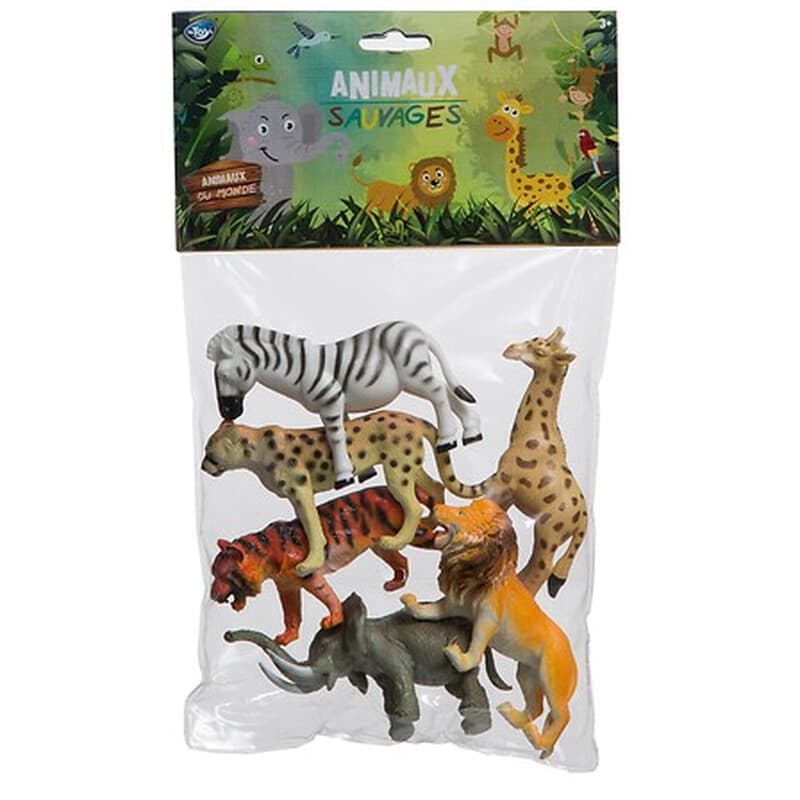 5Five 6 Tiere in PVC-Tasche