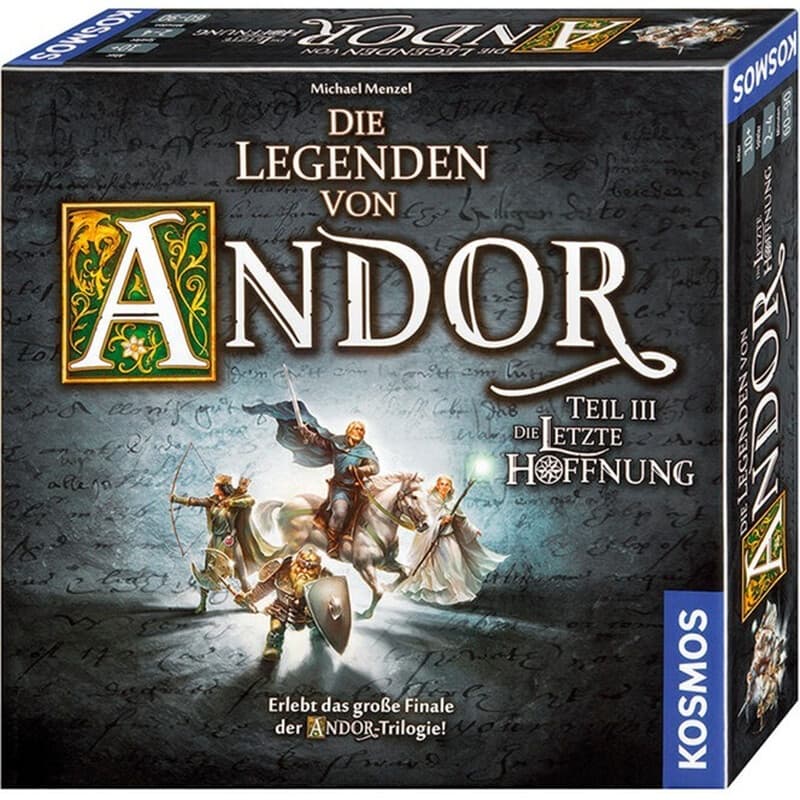 KOSMOS 692803 Die Legenden von Andor - Teil III Die letzte Hoffnung, das große Finale des Fantasy-Klassikers, 7 epische Legenden, ab 10 Jahren