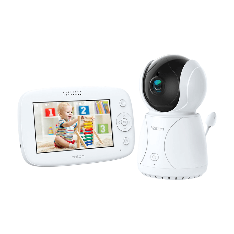 Yoton YB03 Baby-Monitor – 4,3 Zoll LCD, Temperaturüberwachung, Drehfunktion