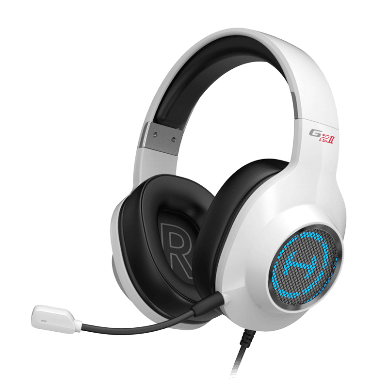 Edifier G2II Gaming-Headset für PC und PS4, USB-Kabelgebundene Gaming-Kopfhörer mit 7.1 Surround Sound, Geräuschunterdrückungs-Mikrofon und