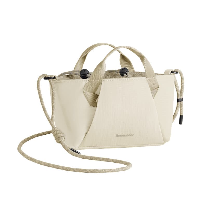 Beneunder LC169, Erweiterbare Mini-Umhängetasche Sling Bag, Wasser- und Ölresistent, Langlebig, Erweiterbar von 1,2L auf 3,6L, Ultraleicht 98g,