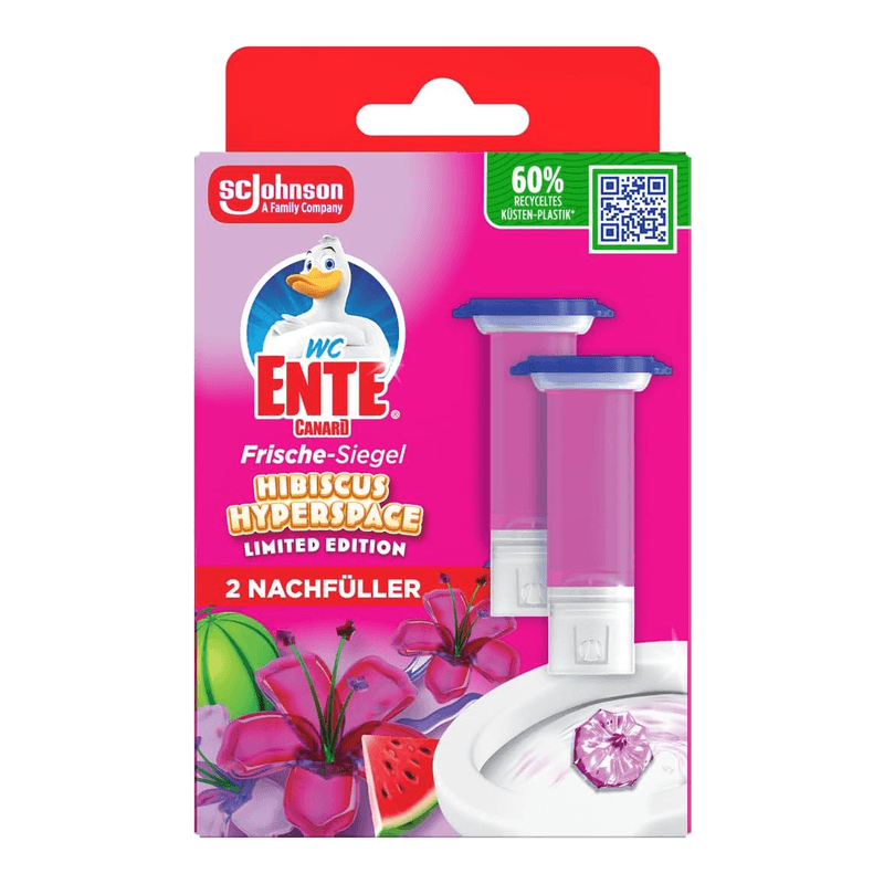 WC-Ente Frische-Disc Hibiskus-Hyperraum neue Formel