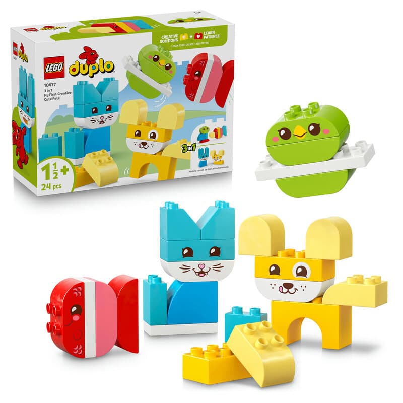 LEGO DUPLO Mein erstes 10477 3-in-1 Kreative niedliche Haustiere
