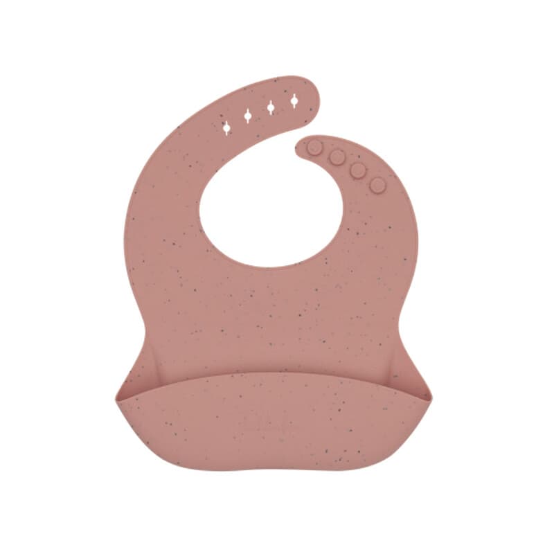 KikkaBoo Lätzchen aus Platinsilikon Rosa