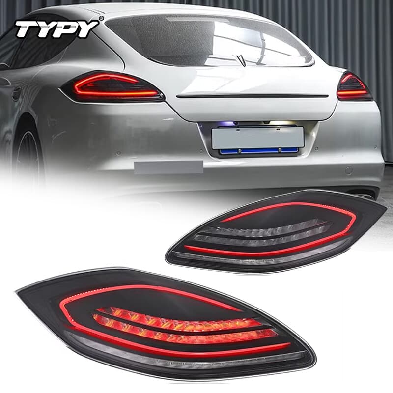 TYPY Auto-Beleuchtung für Porsche Panamera Rücklicht 2010 2011 2012 2013 970.1, Autozubehör, Sequenzielles Blinklicht