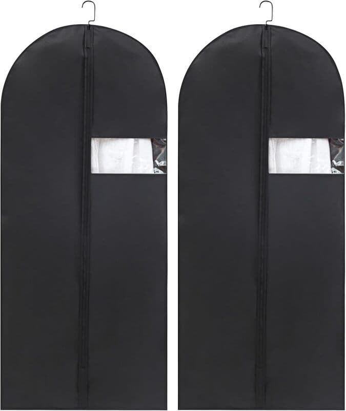ANQI Kleiderbeutel, 120 x 60 cm, Anzug-Abdeckbeutel, 5er-Set, Neujahr-Verkauf, Top-Geschenkideen