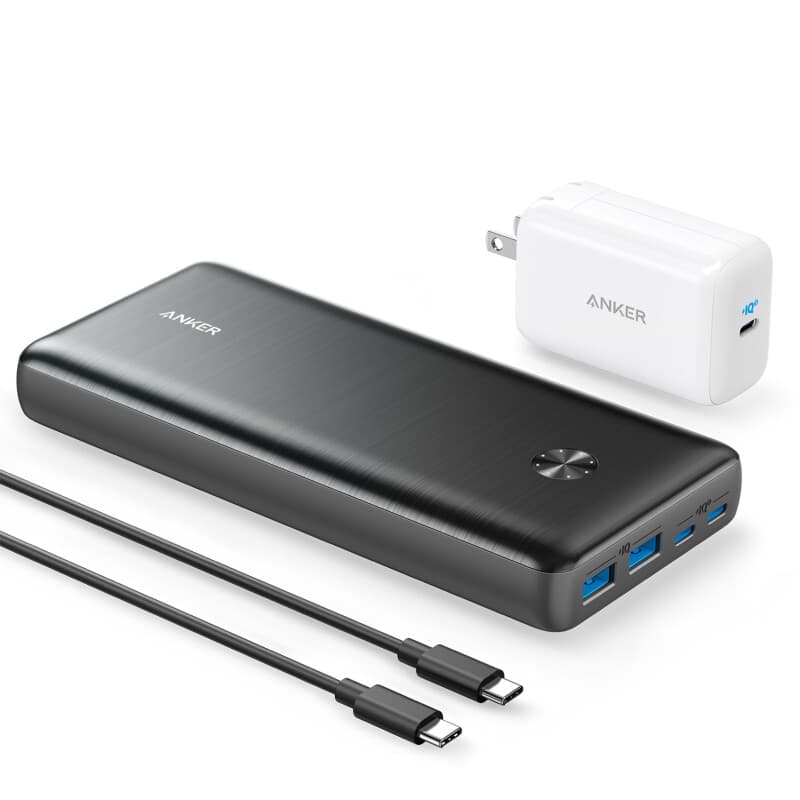 Anker PowerCore III 25.600 mAh Powerbank, bis zu 87 W, schwarz, für Smartphone und Laptop