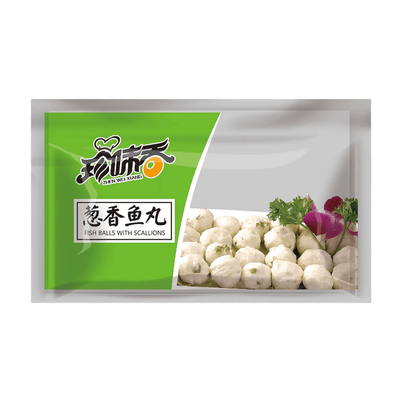 Zhenweixiang Frühlingszwiebel-Fischbällchen 300 g