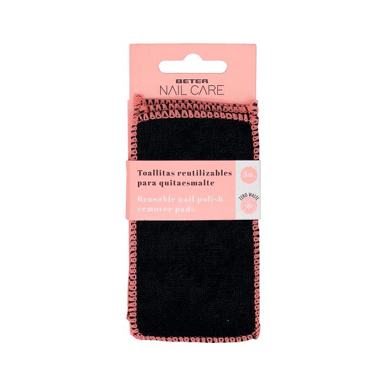 Nail Care Wiederverwendbare Nagellackentferner-Pads, 3 Stück