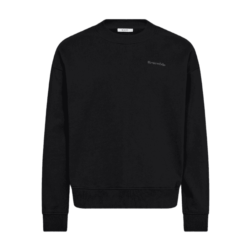 Resteröds RTDRAKE Herren-Sweatshirt mit rundem Ausschnitt, schwarz, XL