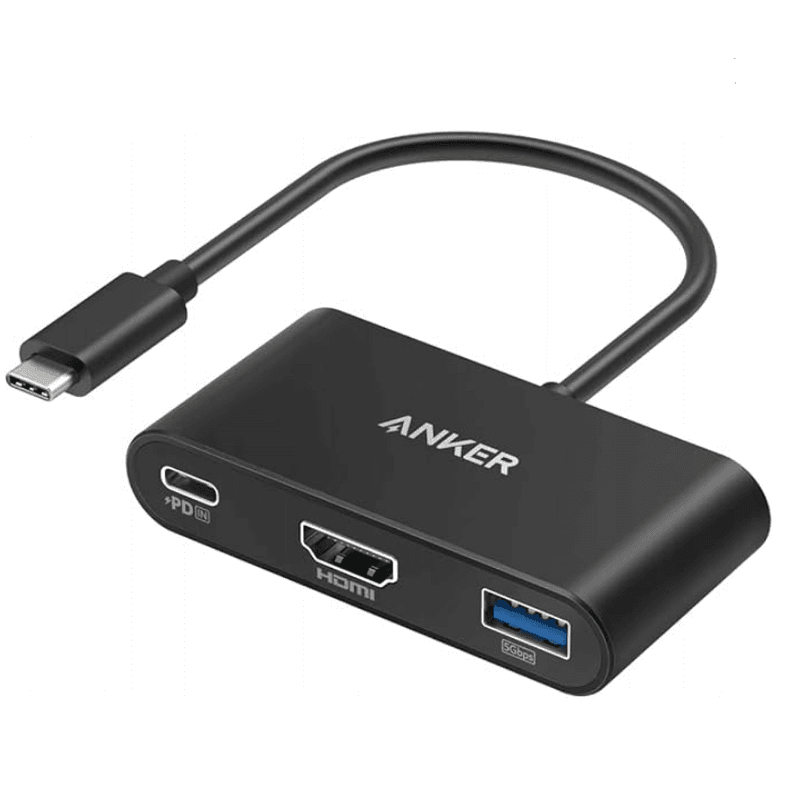 Anker PowerExpand 3-in-1 USB-C PD hub B2B - UN (ausgenommen CN, Europa) Grau Iteration 1