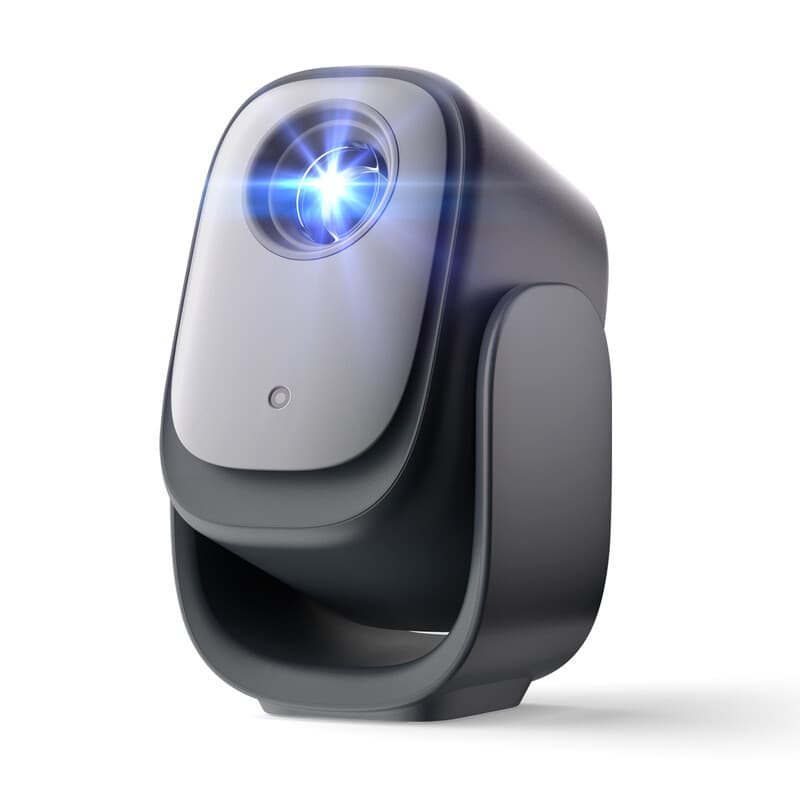 Dangbei N2 Mini-Projektor mit WLAN und Bluetooth, offiziell lizenziert für Netflix, 1080P Smart Tragbarer Projektor mit Dolby Audio, Autofokus,