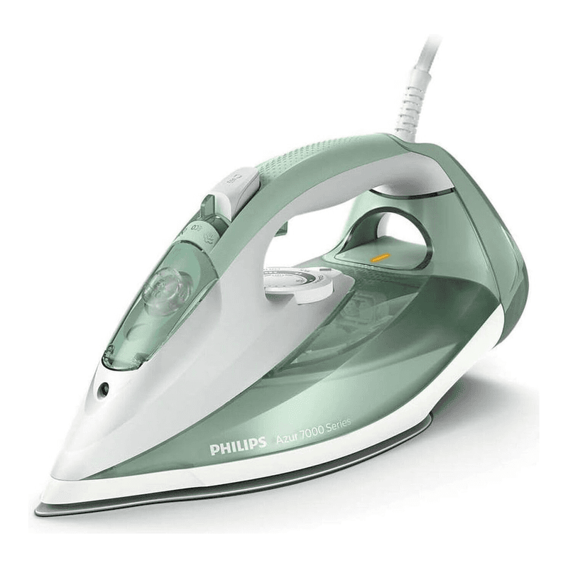 Philips Serie 7000 DST7012/70 Dampfbügeleisen mit SteamGlide Plus, 2600 W, Grün, Grau