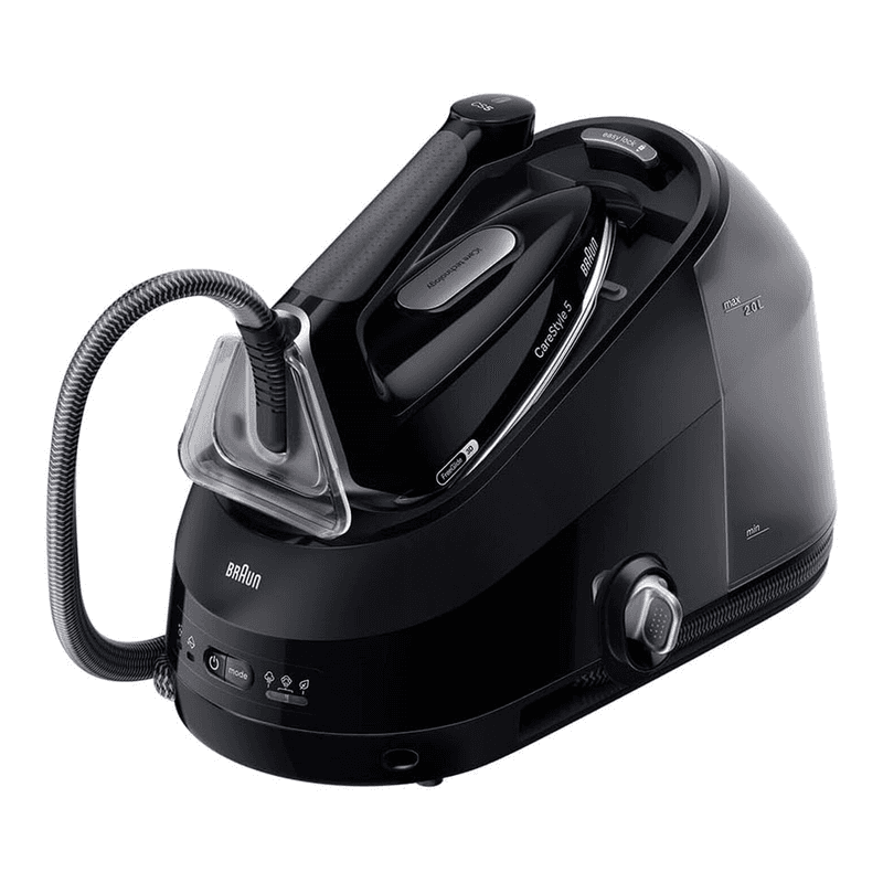 BRAUN CareStyle 5 IS5249BK Dampfbügeleisen mit FreeGlide 3D, 150 g/min Dampfleistung, schnelles Aufheizen, iCare-Modus, vertikales Bügeln,