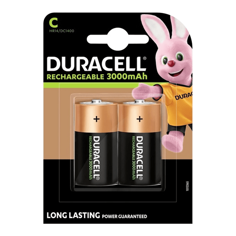 Duracell C Größe 3000mAh wiederaufladbar - 2er-Pack