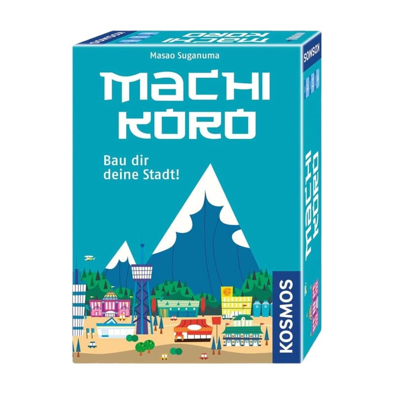 KOSMOS 692322 Machi Koro - Baue deine Stadt! Kompaktes Karten- und Würfelspiel für 2 bis 4 Spieler, ab 8 Jahren, Familien-Brettspiel