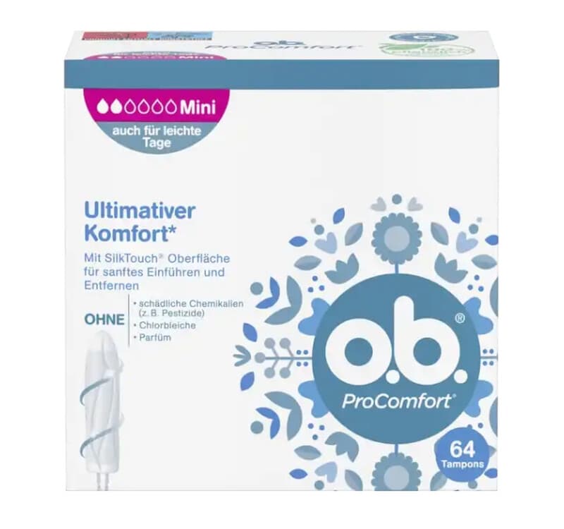o.b. Pro Comfort Mini auch für leichte Tage 64 St