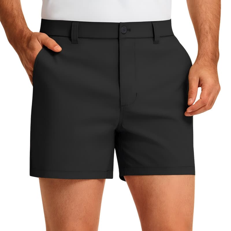 PULI Herren-Golf-Shorts 0943, schwarz 34